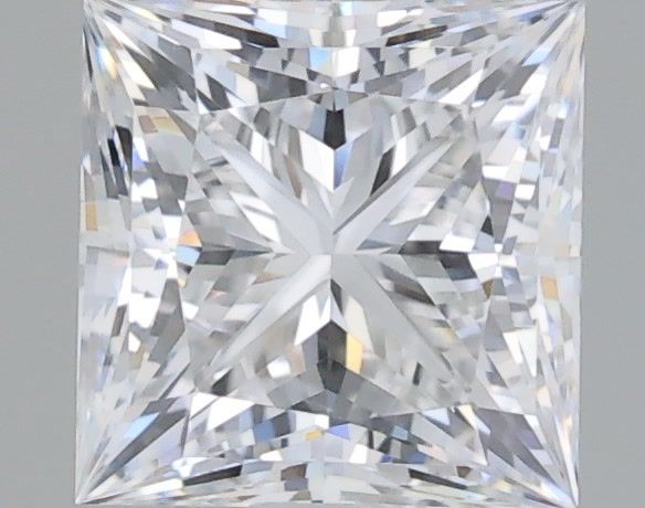 0.98 Carat Princess Shaped, Excellent Cut, D Color, VS1 Clarity, IGI Certified Lab Grown Diamond