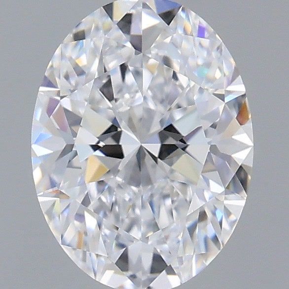 1.06 Carat Oval Shaped, Very Good Cut, D Color, VVS2 Clarity, IGI Certified Lab Grown Diamond
