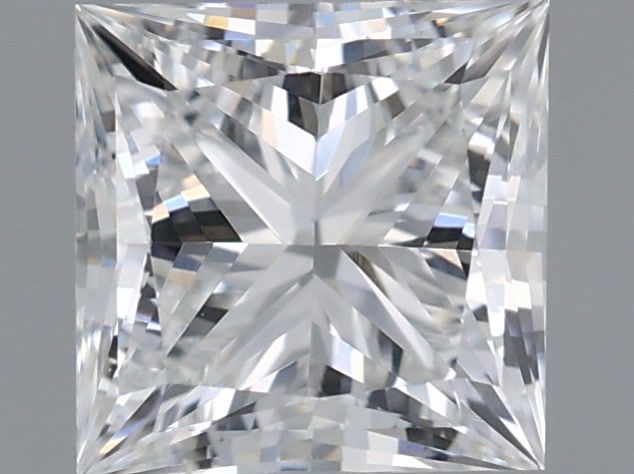 1.08 Carat Princess Shaped, Very Good Cut, D Color, VVS2 Clarity, IGI Certified Lab Grown Diamond