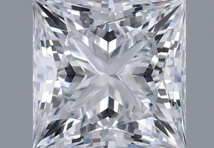 1.02 Carat Princess Shaped, Ideal Cut, E Color, VVS1 Clarity, IGI Certified Lab Grown Diamond