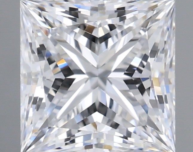 1.07 Carat Princess Shaped, Ideal Cut, D Color, IF Clarity, IGI Certified Lab Grown Diamond