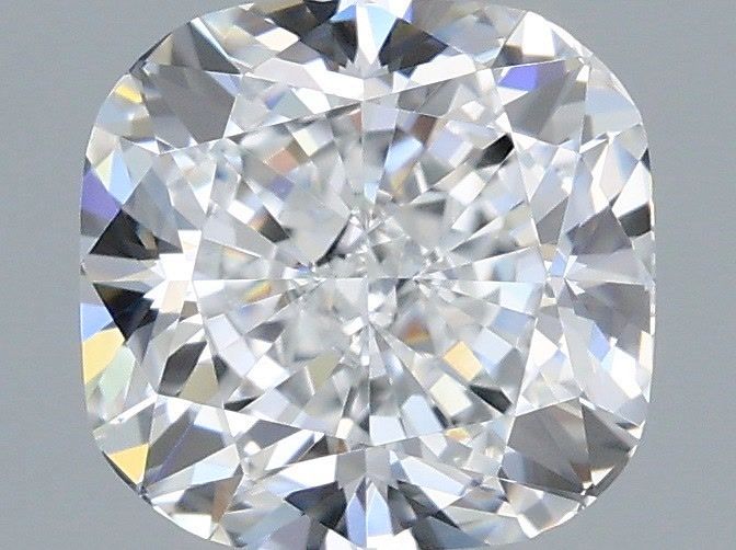 1.50 Carat Cushion Shaped, Very Good Cut, D Color, VVS2 Clarity, IGI Certified Lab Grown Diamond