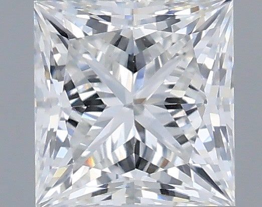 0.54 Carat Princess Shaped, Very Good Cut, D Color, VVS2 Clarity, IGI Certified Lab Grown Diamond
