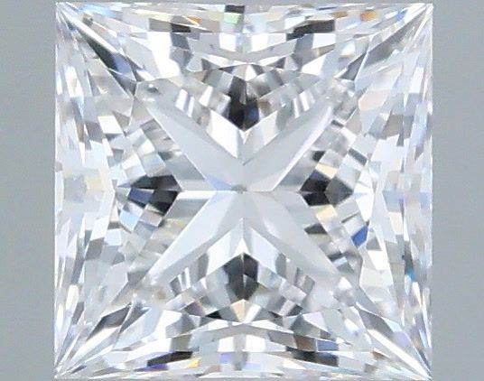 1.08 Carat Princess Shaped, Ideal Cut, D Color, VS1 Clarity, IGI Certified Lab Grown Diamond