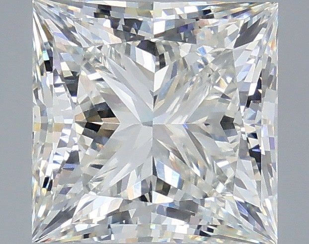 4.21 Carat Princess Shaped, Ideal Cut, H Color, VVS2 Clarity, IGI Certified Lab Grown Diamond