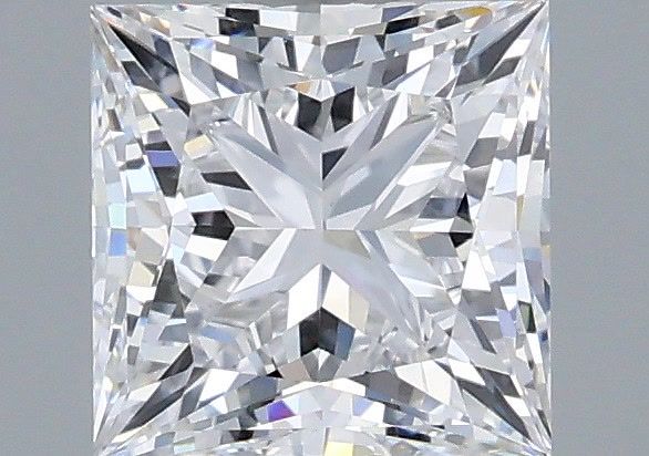 1.52 Carat Princess Shaped, Very Good Cut, D Color, VS1 Clarity, IGI Certified Lab Grown Diamond