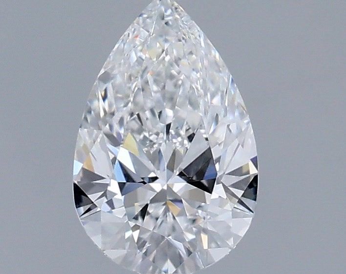 1.00 Carat Pear Shaped, Excellent Cut, D Color, VVS2 Clarity, IGI Certified Lab Grown Diamond