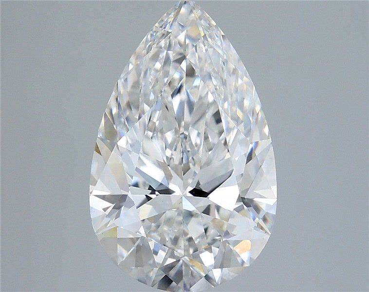 4.61 Carat Pear Shaped, Very Good Cut, F Color, VS1 Clarity, IGI Certified Lab Grown Diamond