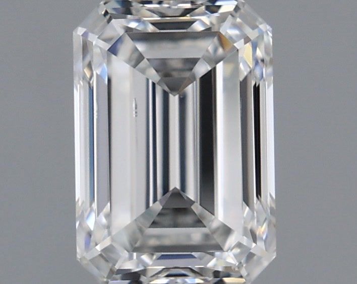 0.97 Carat Emerald Shaped, Ideal Cut, E Color, VS1 Clarity, IGI Certified Lab Grown Diamond