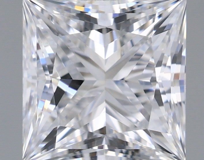 1.20 Carat Princess Shaped, Excellent Cut, D Color, VVS2 Clarity, IGI Certified Lab Grown Diamond