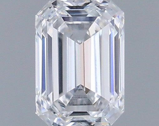 0.52 Carat Emerald Shaped, Very Good Cut, D Color, VVS1 Clarity, IGI Certified Lab Grown Diamond