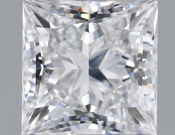 1.05 Carat Princess Shaped, Very Good Cut, D Color, VVS2 Clarity, IGI Certified Lab Grown Diamond