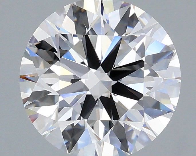 2.26 Carat Round Shaped, Ideal Cut, D Color, FL Clarity, IGI Certified Lab Grown Diamond