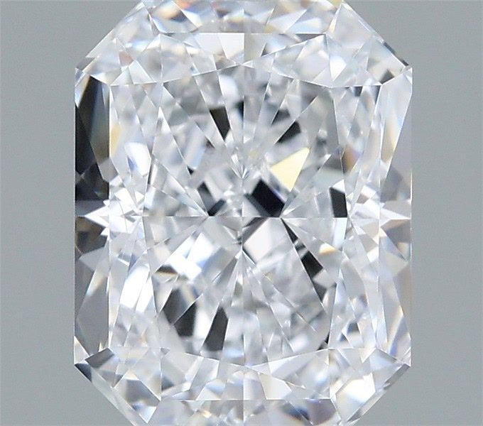 2.04 Carat Radiant Shaped, Ideal Cut, D Color, VS2 Clarity, IGI Certified Lab Grown Diamond