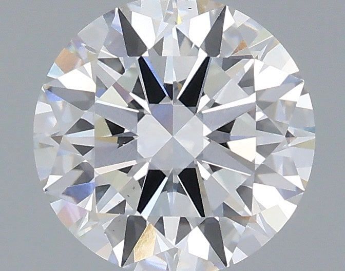 2.05 Carat Round Shaped, Excellent Cut, E Color, VS1 Clarity, IGI Certified Lab Grown Diamond