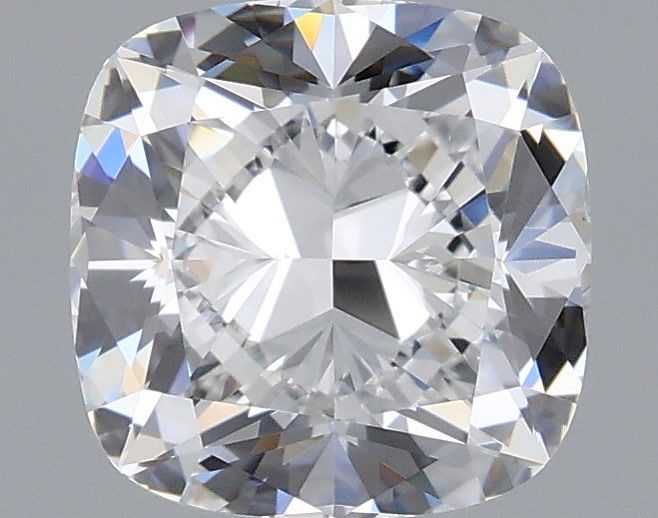 1.50 Carat Cushion Shaped, Very Good Cut, D Color, VVS2 Clarity, IGI Certified Lab Grown Diamond