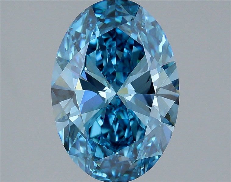 2.11 Carat Oval Shaped, Ideal Cut, VS1 Clarity, IGI Certified Lab Grown Diamond