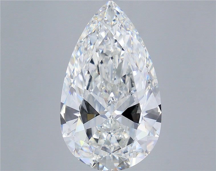 10.05 Carat Pear Shaped, Very Good Cut, F Color, VVS2 Clarity, IGI Certified Lab Grown Diamond