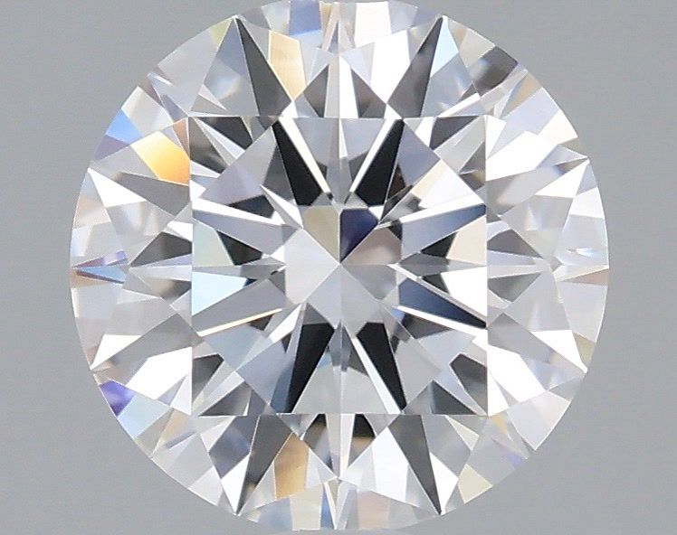 1.33 Carat Round Shaped, Ideal Cut, D Color, VVS2 Clarity, IGI Certified Lab Grown Diamond