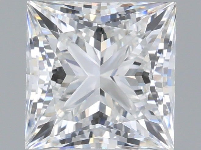 1.02 Carat Princess Shaped, Very Good Cut, E Color, VVS2 Clarity, IGI Certified Lab Grown Diamond