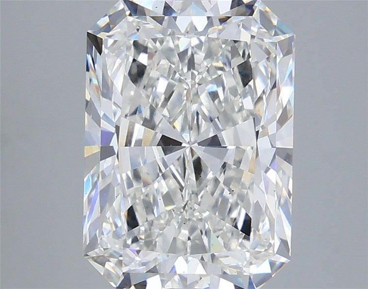 5.04 Carat Radiant Shaped, Ideal Cut, E Color, VS2 Clarity, IGI Certified Lab Grown Diamond