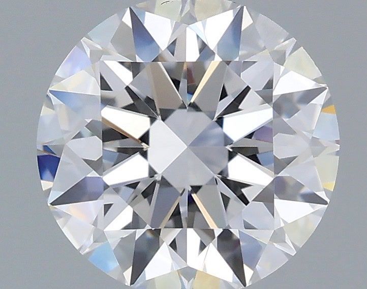 1.60 Carat Round Shaped, Excellent Cut, D Color, VS2 Clarity, IGI Certified Lab Grown Diamond
