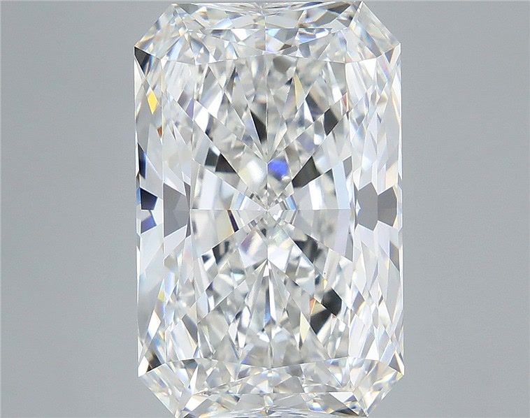 10.05 Carat Radiant Shaped, Very Good Cut, F Color, VVS2 Clarity, IGI Certified Lab Grown Diamond
