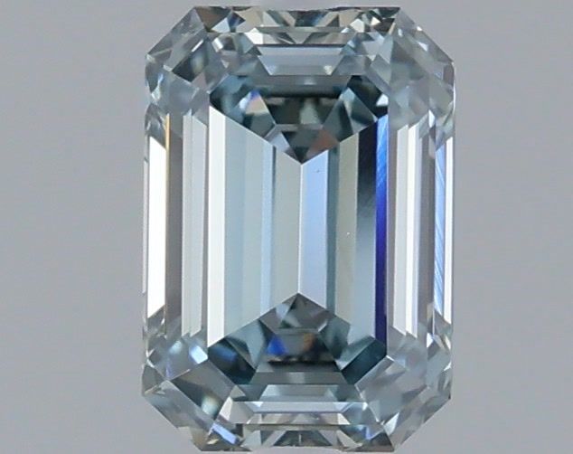 1.28 Carat Emerald Shaped, Ideal Cut, VVS2 Clarity, IGI Certified Lab Grown Diamond