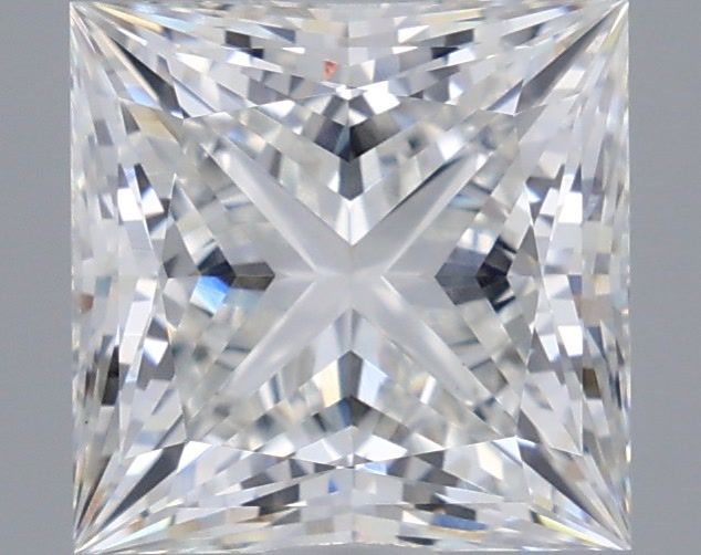 3.07 Carat Princess Shaped, Ideal Cut, F Color, VVS2 Clarity, IGI Certified Lab Grown Diamond
