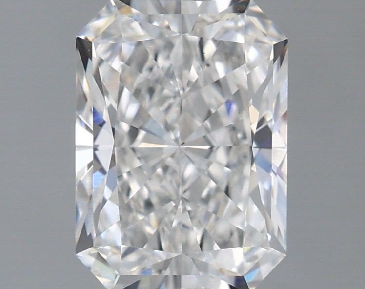 1.61 Carat Radiant Shaped, Ideal Cut, E Color, VVS2 Clarity, IGI Certified Lab Grown Diamond