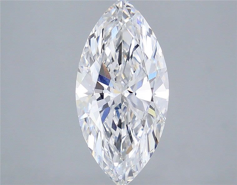 2.85 Carat Marquise Shaped, Ideal Cut, E Color, VVS2 Clarity, IGI Certified Lab Grown Diamond