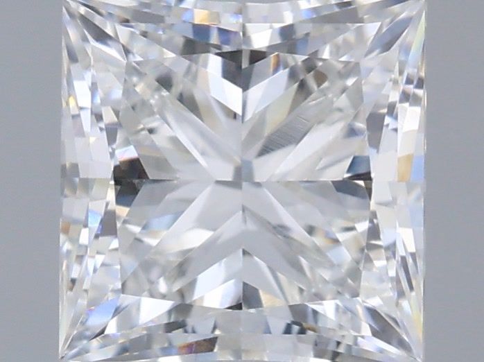 1.03 Carat Princess Shaped, Very Good Cut, E Color, VVS2 Clarity, IGI Certified Lab Grown Diamond