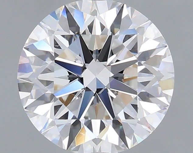1.38 Carat Round Shaped, Excellent Cut, D Color, VS1 Clarity, IGI Certified Lab Grown Diamond