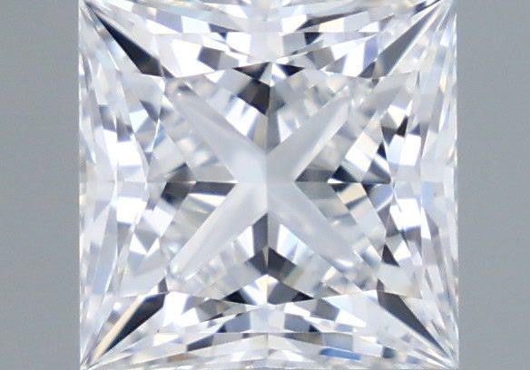 1.02 Carat Princess Shaped, Ideal Cut, D Color, VVS1 Clarity, IGI Certified Lab Grown Diamond