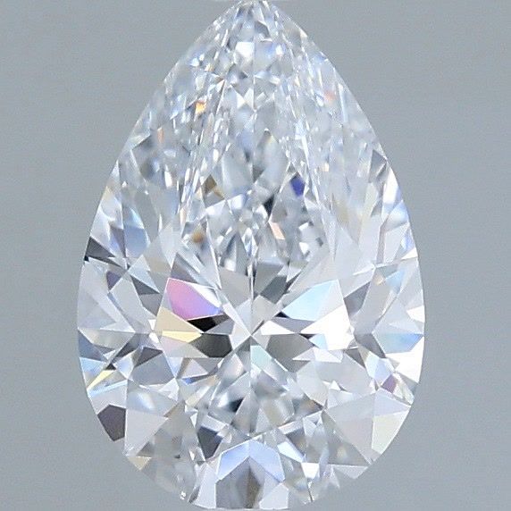 1.00 Carat Pear Shaped, Very Good Cut, D Color, VS1 Clarity, IGI Certified Lab Grown Diamond