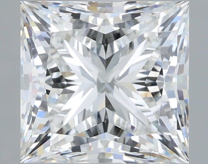 3.32 Carat Princess Shaped, Very Good Cut, G Color, VVS2 Clarity, IGI Certified Lab Grown Diamond