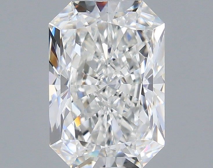 1.51 Carat Radiant Shaped, Very Good Cut, F Color, VVS2 Clarity, IGI Certified Lab Grown Diamond