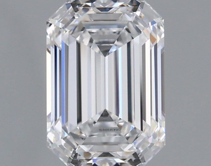 1.06 Carat Emerald Shaped, Ideal Cut, D Color, IF Clarity, IGI Certified Lab Grown Diamond