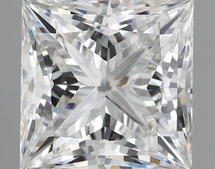 2.35 Carat Princess Shaped, Ideal Cut, F Color, VS1 Clarity, IGI Certified Lab Grown Diamond