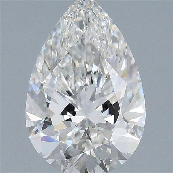 1.57 Carat Pear Shaped, Ideal Cut, F Color, VVS1 Clarity, IGI Certified Lab Grown Diamond