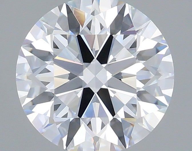 2.10 Carat Round Shaped, Ideal Cut, D Color, VVS2 Clarity, IGI Certified Lab Grown Diamond