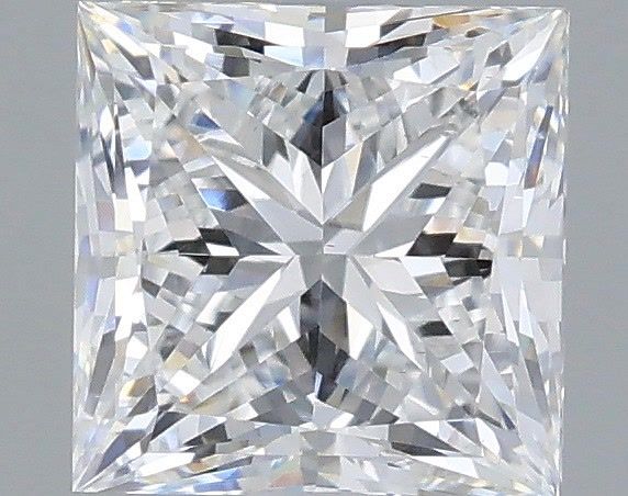 0.78 Carat Princess Shaped, Very Good Cut, D Color, VS2 Clarity, IGI Certified Lab Grown Diamond