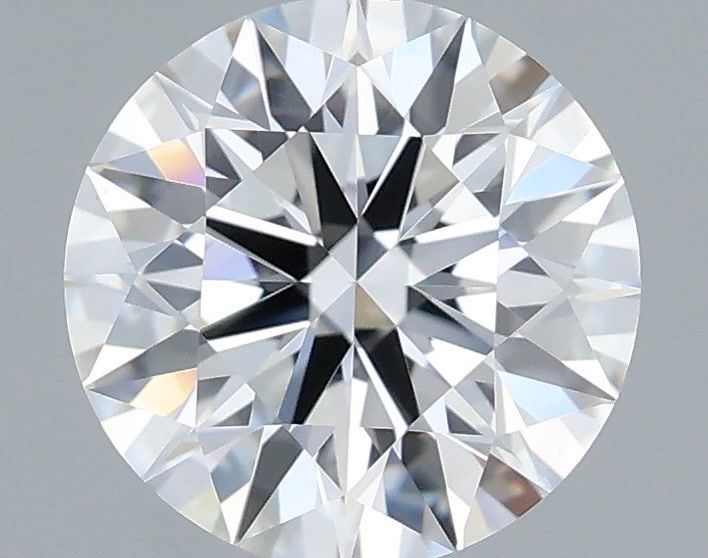1.22 Carat Round Shaped, Ideal Cut, D Color, VVS2 Clarity, IGI Certified Lab Grown Diamond