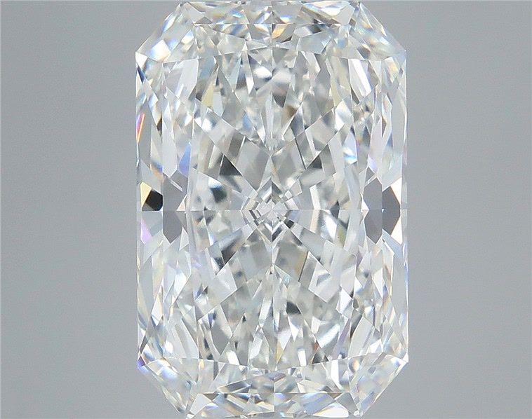 10.07 Carat Radiant Shaped, Very Good Cut, F Color, VVS2 Clarity, IGI Certified Lab Grown Diamond