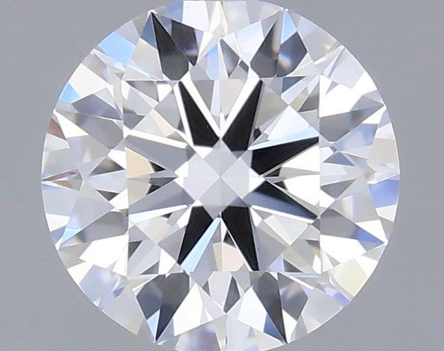 0.53 Carat Round Shaped, Ideal Cut, D Color, VS1 Clarity, IGI Certified Lab Grown Diamond