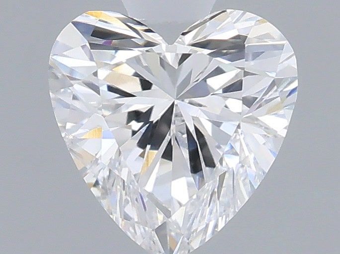 0.50 Carat Heart Shaped, Very Good Cut, D Color, VS2 Clarity, IGI Certified Lab Grown Diamond