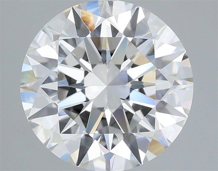 2.58 Carat Round Shaped, Ideal Cut, F Color, VVS2 Clarity, IGI Certified Lab Grown Diamond