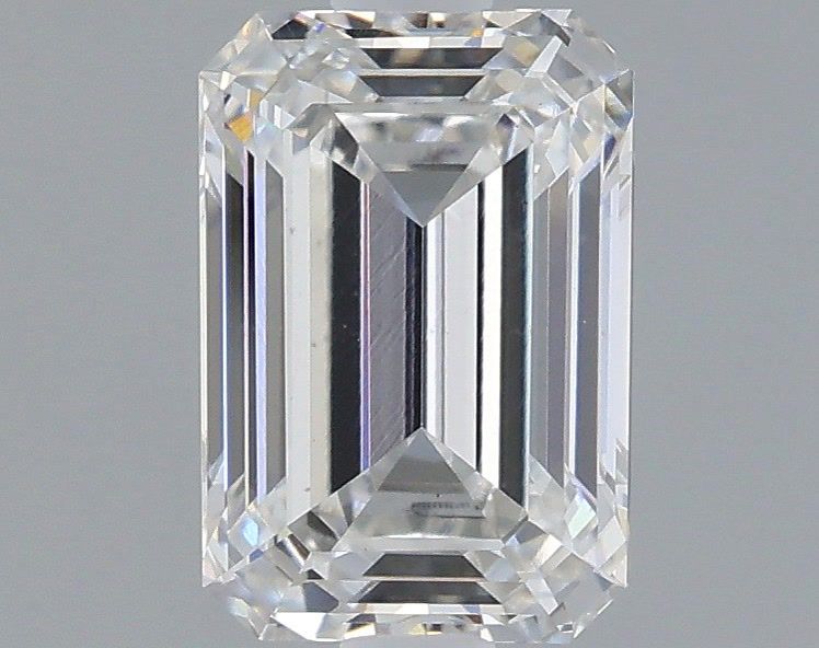 1.26 Carat Emerald Shaped, Ideal Cut, F Color, VS1 Clarity, IGI Certified Lab Grown Diamond