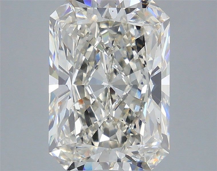 5.05 Carat Radiant Shaped, Ideal Cut, H Color, VS2 Clarity, IGI Certified Lab Grown Diamond