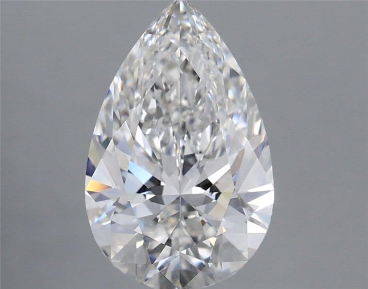 2.09 Carat Pear Shaped, Ideal Cut, E Color, IF Clarity, IGI Certified Lab Grown Diamond